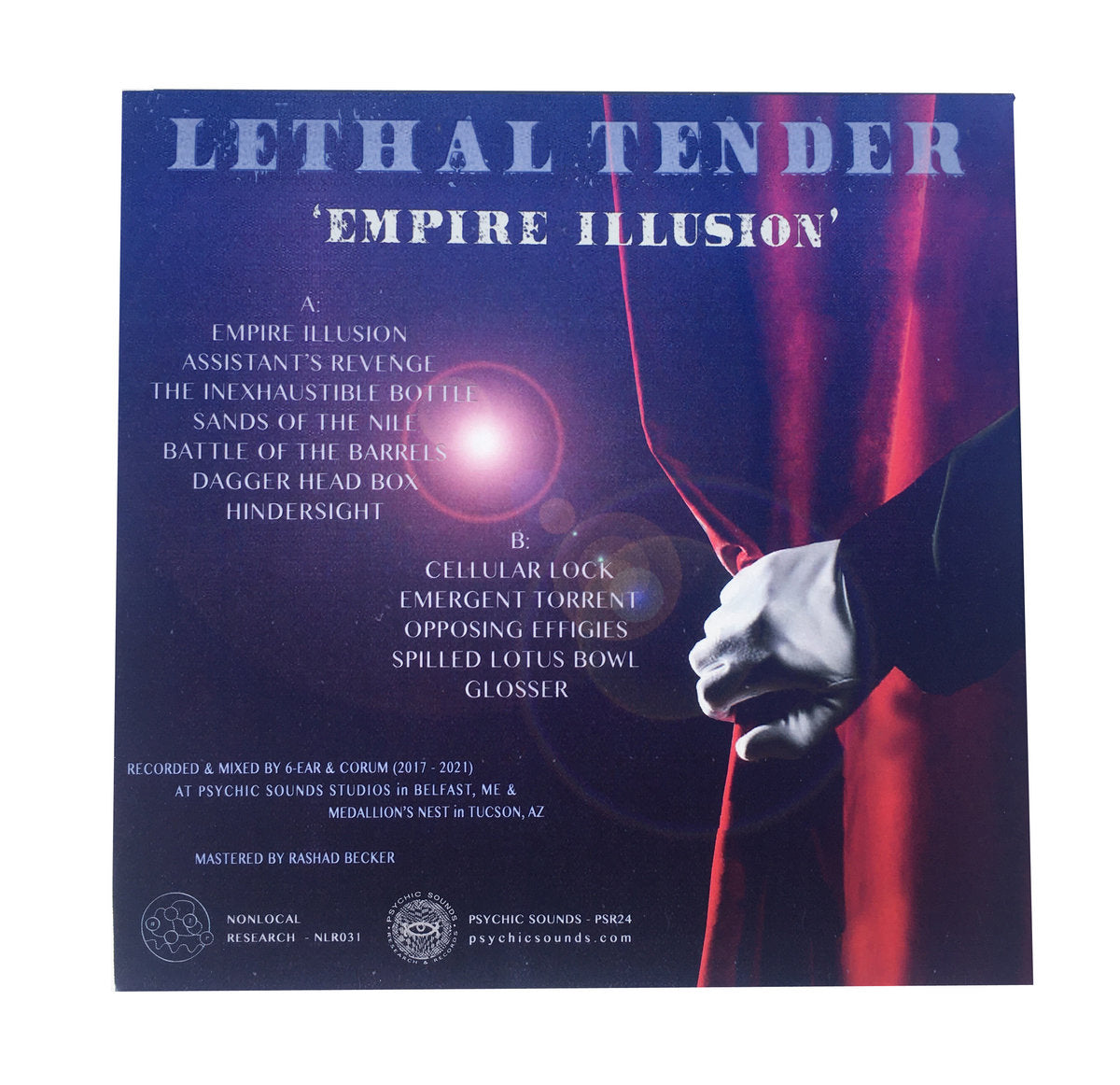 Lethal Tender - Empire Of Illusion LP
