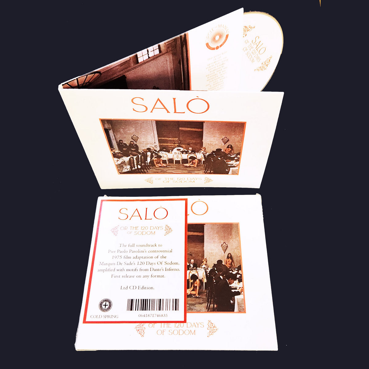 Salò, or The 120 Days Of Sodom CD
