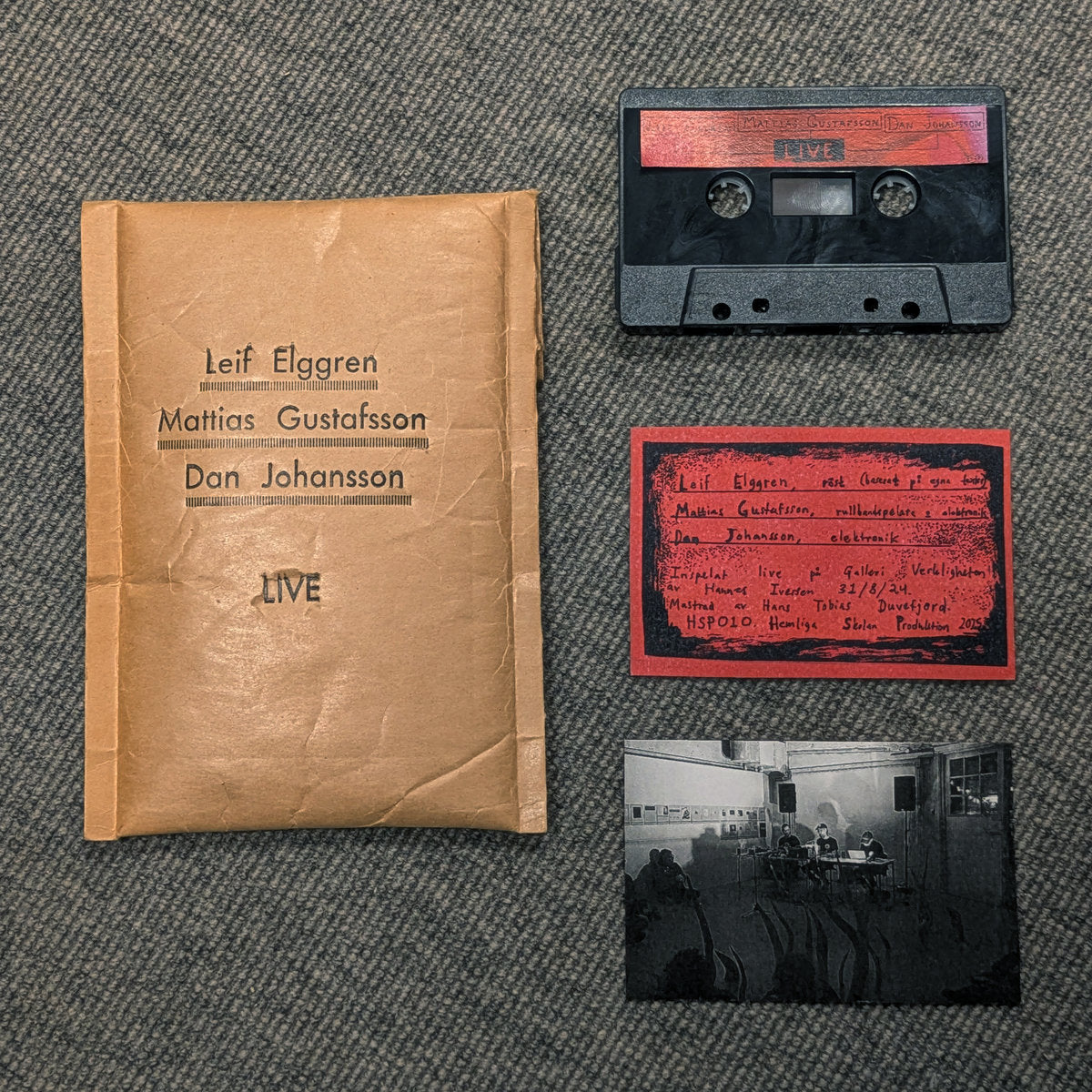 Leif Elggren / Mattias Gustafsson / Dan Johansson - Live CS