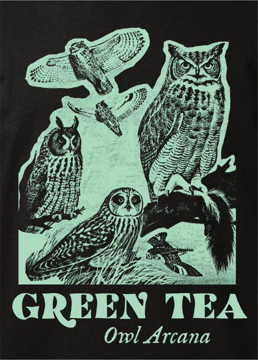 Green Tea - Owl Arcana T-shirt