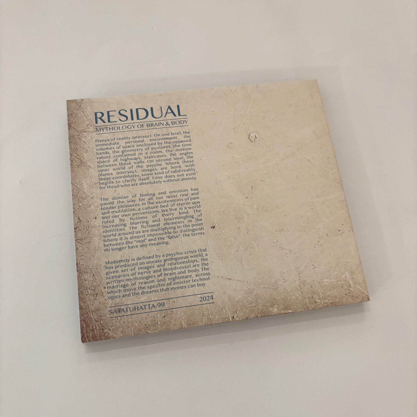 Residual - Mythology Of Brain & Body CD